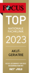 Focus Klinikliste 2023 Top Fachklinik Akutgeriatrie